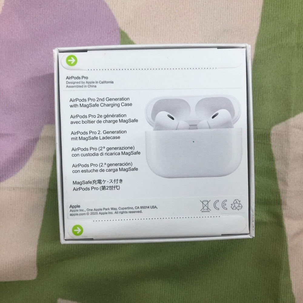 Apple AirPods Pro 2nd Gen w/ Wireless Charging Case - Sealed - Picture 2 of 5
